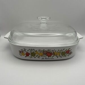 Vintage Corning Ware‎ A10B Spice of Life Le Romarin Casserole Dish